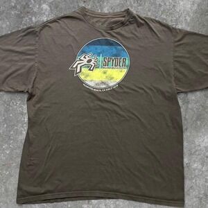 Brown Spyder surf shirt
